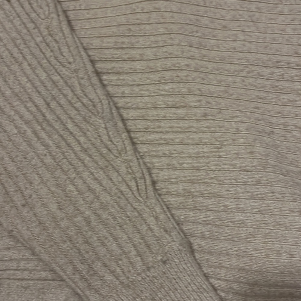 Tan Ribbed Sweater - Picture 3 of 3